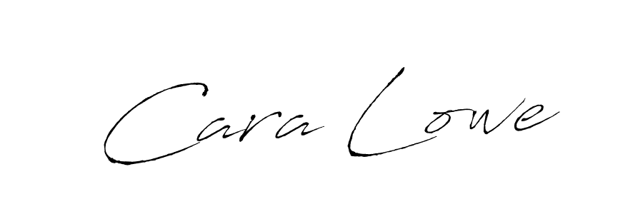 Cara Lowe stylish signature style. Best Handwritten Sign (Antro_Vectra) for my name. Handwritten Signature Collection Ideas for my name Cara Lowe. Cara Lowe signature style 6 images and pictures png