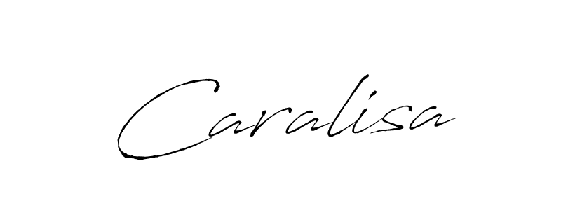 Design your own signature with our free online signature maker. With this signature software, you can create a handwritten (Antro_Vectra) signature for name Caralisa. Caralisa signature style 6 images and pictures png