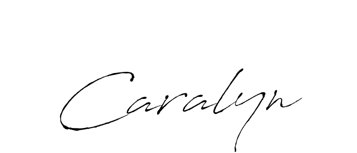 Design your own signature with our free online signature maker. With this signature software, you can create a handwritten (Antro_Vectra) signature for name Caralyn. Caralyn signature style 6 images and pictures png