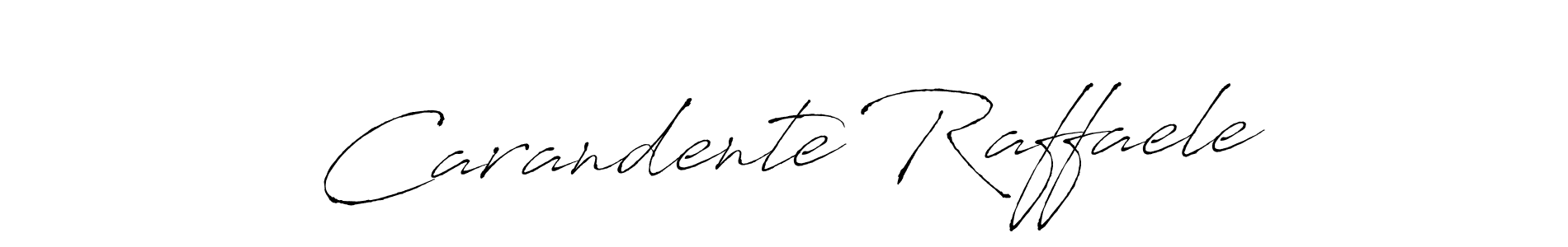 Create a beautiful signature design for name Carandente Raffaele. With this signature (Antro_Vectra) fonts, you can make a handwritten signature for free. Carandente Raffaele signature style 6 images and pictures png