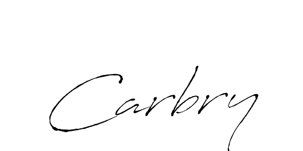 Make a beautiful signature design for name Carbry. With this signature (Antro_Vectra) style, you can create a handwritten signature for free. Carbry signature style 6 images and pictures png