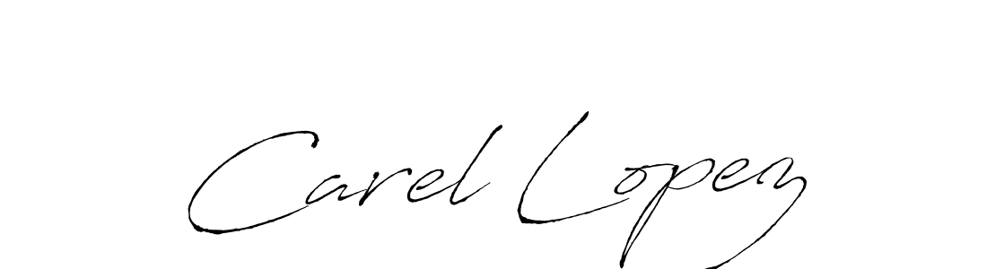 How to make Carel Lopez signature? Antro_Vectra is a professional autograph style. Create handwritten signature for Carel Lopez name. Carel Lopez signature style 6 images and pictures png