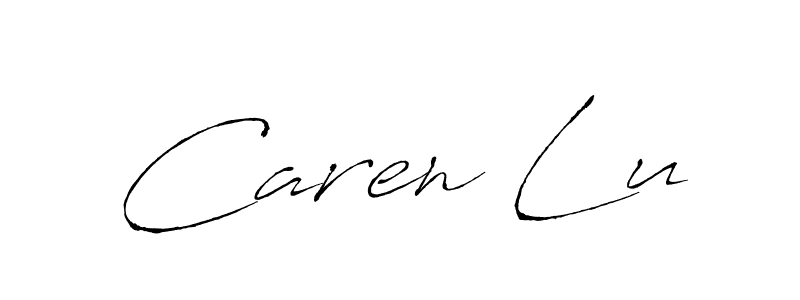 Design your own signature with our free online signature maker. With this signature software, you can create a handwritten (Antro_Vectra) signature for name Caren Lu. Caren Lu signature style 6 images and pictures png