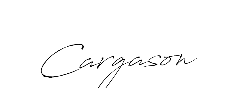 You should practise on your own different ways (Antro_Vectra) to write your name (Cargason) in signature. don't let someone else do it for you. Cargason signature style 6 images and pictures png