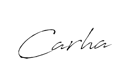 How to make Carha name signature. Use Antro_Vectra style for creating short signs online. This is the latest handwritten sign. Carha signature style 6 images and pictures png