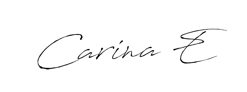 Best and Professional Signature Style for Carina E. Antro_Vectra Best Signature Style Collection. Carina E signature style 6 images and pictures png