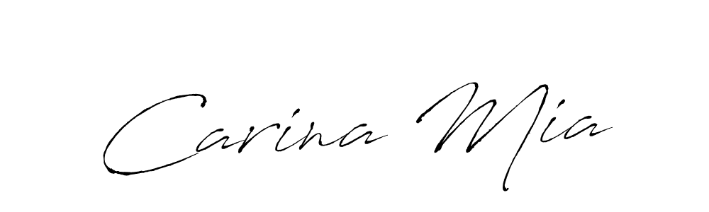 How to make Carina Mia signature? Antro_Vectra is a professional autograph style. Create handwritten signature for Carina Mia name. Carina Mia signature style 6 images and pictures png