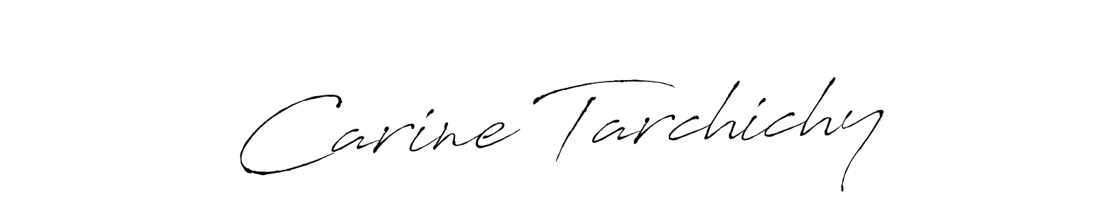 Design your own signature with our free online signature maker. With this signature software, you can create a handwritten (Antro_Vectra) signature for name Carine Tarchichy. Carine Tarchichy signature style 6 images and pictures png