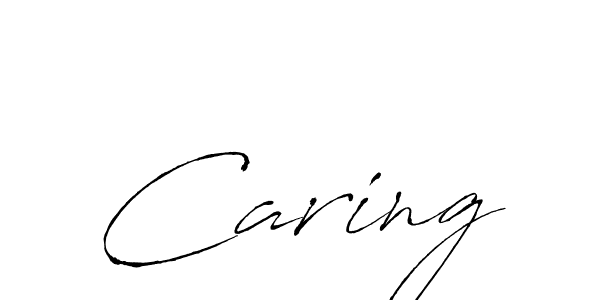 You should practise on your own different ways (Antro_Vectra) to write your name (Caring) in signature. don't let someone else do it for you. Caring signature style 6 images and pictures png