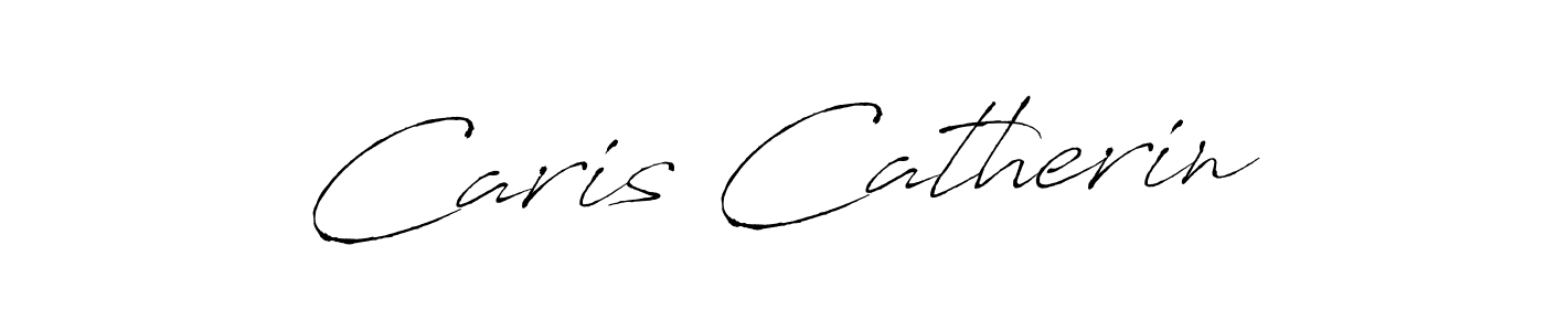 Caris Catherin stylish signature style. Best Handwritten Sign (Antro_Vectra) for my name. Handwritten Signature Collection Ideas for my name Caris Catherin. Caris Catherin signature style 6 images and pictures png