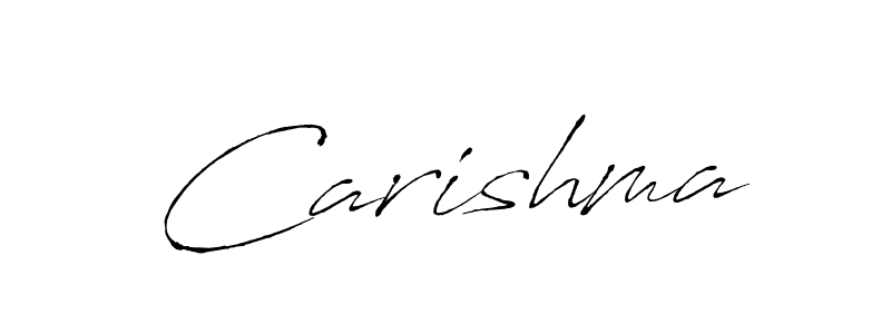 How to make Carishma name signature. Use Antro_Vectra style for creating short signs online. This is the latest handwritten sign. Carishma signature style 6 images and pictures png