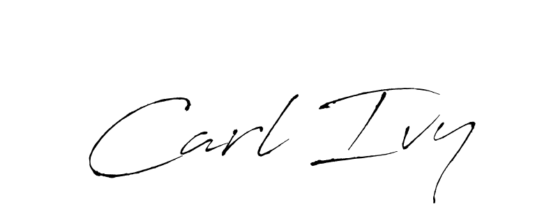 Make a beautiful signature design for name Carl Ivy. With this signature (Antro_Vectra) style, you can create a handwritten signature for free. Carl Ivy signature style 6 images and pictures png