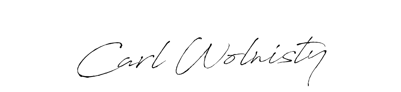 The best way (Antro_Vectra) to make a short signature is to pick only two or three words in your name. The name Carl Wolnisty include a total of six letters. For converting this name. Carl Wolnisty signature style 6 images and pictures png
