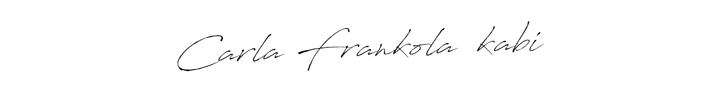 The best way (Antro_Vectra) to make a short signature is to pick only two or three words in your name. The name Carla Frankola Škabić include a total of six letters. For converting this name. Carla Frankola Škabić signature style 6 images and pictures png