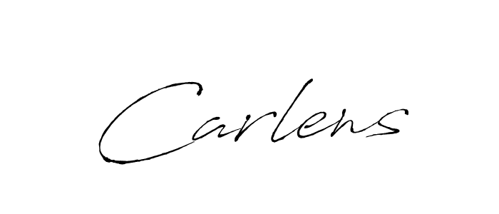 Create a beautiful signature design for name Carlens. With this signature (Antro_Vectra) fonts, you can make a handwritten signature for free. Carlens signature style 6 images and pictures png