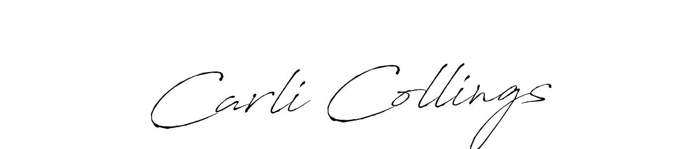 How to make Carli Collings signature? Antro_Vectra is a professional autograph style. Create handwritten signature for Carli Collings name. Carli Collings signature style 6 images and pictures png