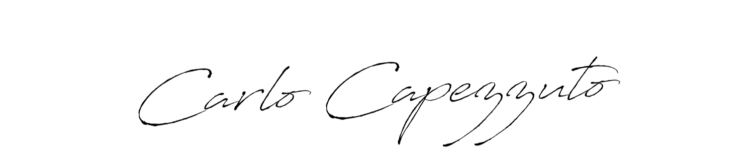 How to make Carlo Capezzuto name signature. Use Antro_Vectra style for creating short signs online. This is the latest handwritten sign. Carlo Capezzuto signature style 6 images and pictures png