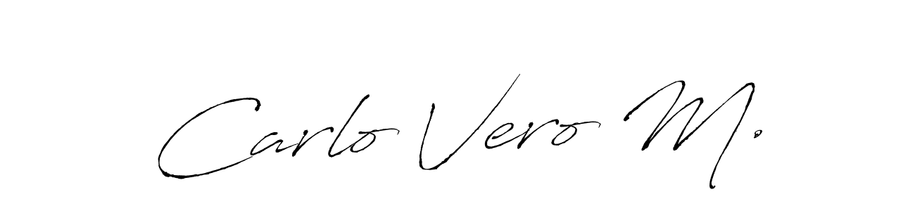 How to Draw Carlo Vero M. signature style? Antro_Vectra is a latest design signature styles for name Carlo Vero M.. Carlo Vero M. signature style 6 images and pictures png