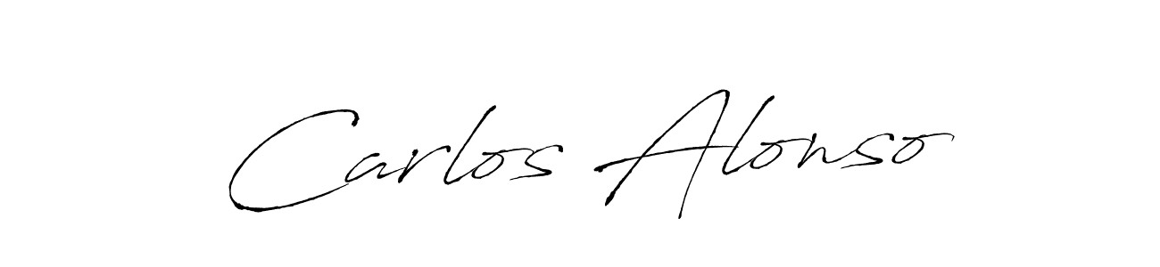 Similarly Antro_Vectra is the best handwritten signature design. Signature creator online .You can use it as an online autograph creator for name Carlos Alonso. Carlos Alonso signature style 6 images and pictures png