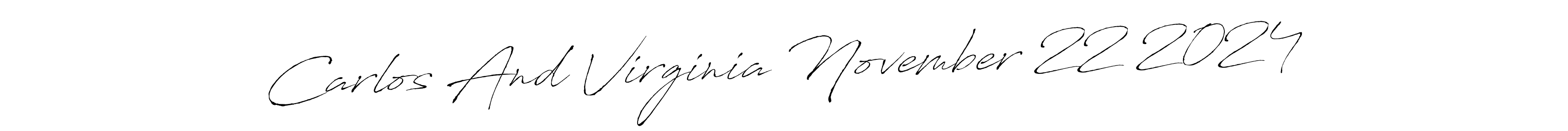 Make a beautiful signature design for name Carlos And Virginia November 22 2024. Use this online signature maker to create a handwritten signature for free. Carlos And Virginia November 22 2024 signature style 6 images and pictures png