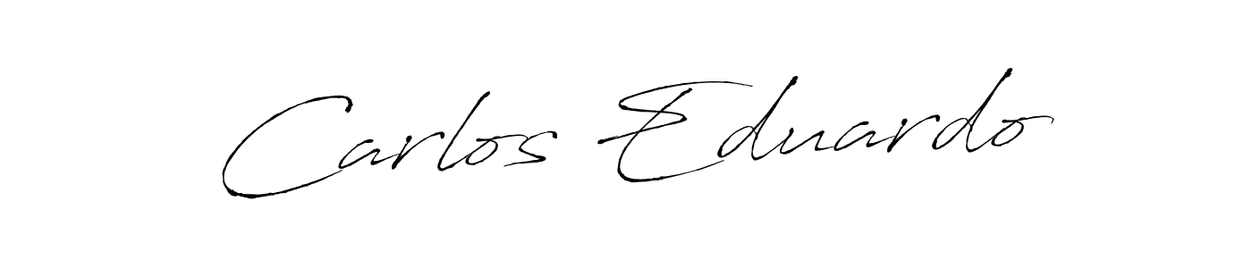 It looks lik you need a new signature style for name Carlos Eduardo. Design unique handwritten (Antro_Vectra) signature with our free signature maker in just a few clicks. Carlos Eduardo signature style 6 images and pictures png