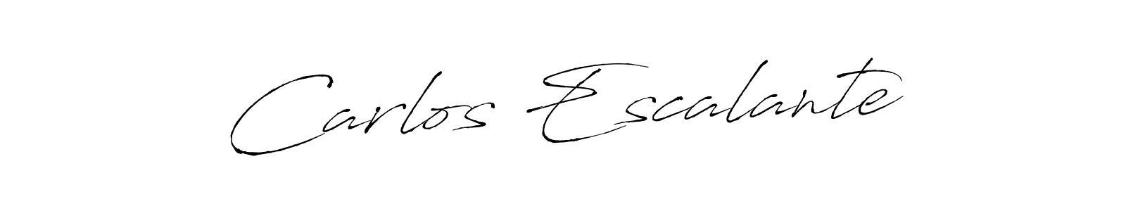 How to make Carlos Escalante name signature. Use Antro_Vectra style for creating short signs online. This is the latest handwritten sign. Carlos Escalante signature style 6 images and pictures png