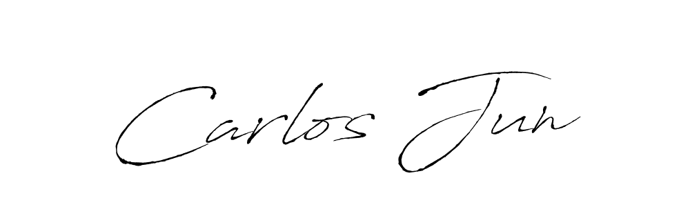 It looks lik you need a new signature style for name Carlos Jun. Design unique handwritten (Antro_Vectra) signature with our free signature maker in just a few clicks. Carlos Jun signature style 6 images and pictures png