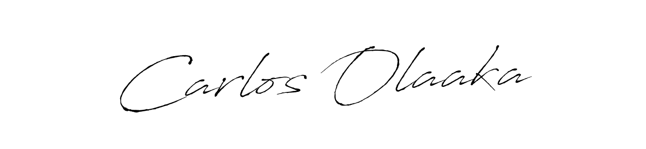 How to make Carlos Olaaka signature? Antro_Vectra is a professional autograph style. Create handwritten signature for Carlos Olaaka name. Carlos Olaaka signature style 6 images and pictures png