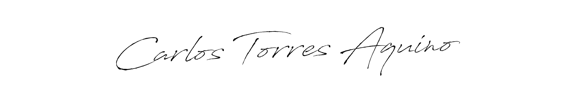 Antro_Vectra is a professional signature style that is perfect for those who want to add a touch of class to their signature. It is also a great choice for those who want to make their signature more unique. Get Carlos Torres Aquino name to fancy signature for free. Carlos Torres Aquino signature style 6 images and pictures png