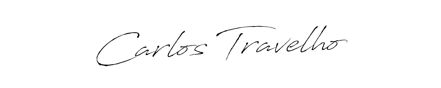 Use a signature maker to create a handwritten signature online. With this signature software, you can design (Antro_Vectra) your own signature for name Carlos Travelho. Carlos Travelho signature style 6 images and pictures png