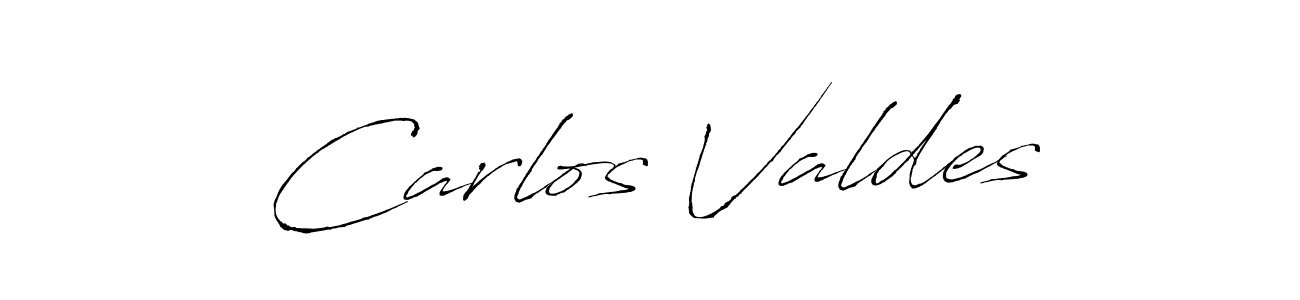Make a beautiful signature design for name Carlos Valdes. With this signature (Antro_Vectra) style, you can create a handwritten signature for free. Carlos Valdes signature style 6 images and pictures png
