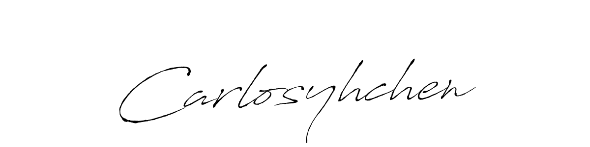 Antro_Vectra is a professional signature style that is perfect for those who want to add a touch of class to their signature. It is also a great choice for those who want to make their signature more unique. Get Carlosyhchen name to fancy signature for free. Carlosyhchen signature style 6 images and pictures png