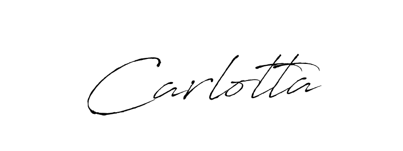 Make a beautiful signature design for name Carlotta. With this signature (Antro_Vectra) style, you can create a handwritten signature for free. Carlotta signature style 6 images and pictures png