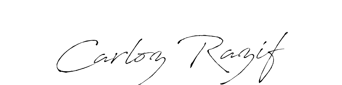 Make a beautiful signature design for name Carloz Razif. Use this online signature maker to create a handwritten signature for free. Carloz Razif signature style 6 images and pictures png