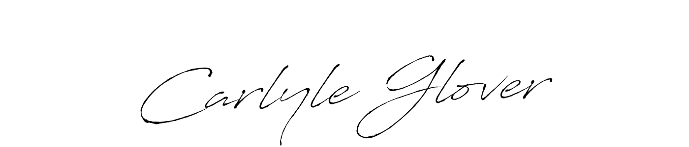 You should practise on your own different ways (Antro_Vectra) to write your name (Carlyle Glover) in signature. don't let someone else do it for you. Carlyle Glover signature style 6 images and pictures png