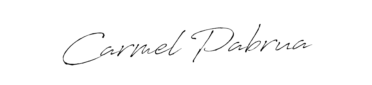 The best way (Antro_Vectra) to make a short signature is to pick only two or three words in your name. The name Carmel Pabrua include a total of six letters. For converting this name. Carmel Pabrua signature style 6 images and pictures png