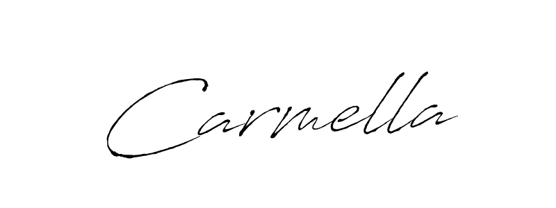 How to make Carmella name signature. Use Antro_Vectra style for creating short signs online. This is the latest handwritten sign. Carmella signature style 6 images and pictures png