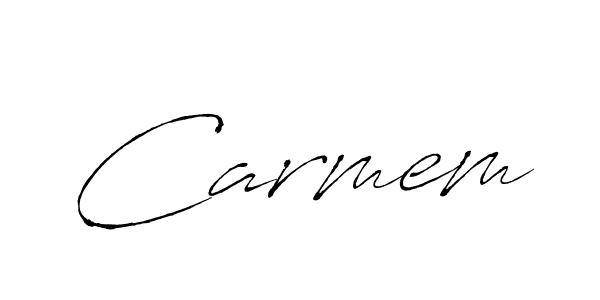 Check out images of Autograph of Carmem name. Actor Carmem Signature Style. Antro_Vectra is a professional sign style online. Carmem signature style 6 images and pictures png