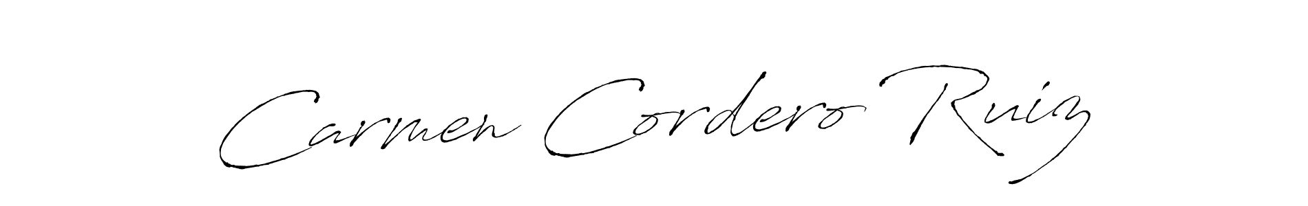Also we have Carmen Cordero Ruiz name is the best signature style. Create professional handwritten signature collection using Antro_Vectra autograph style. Carmen Cordero Ruiz signature style 6 images and pictures png