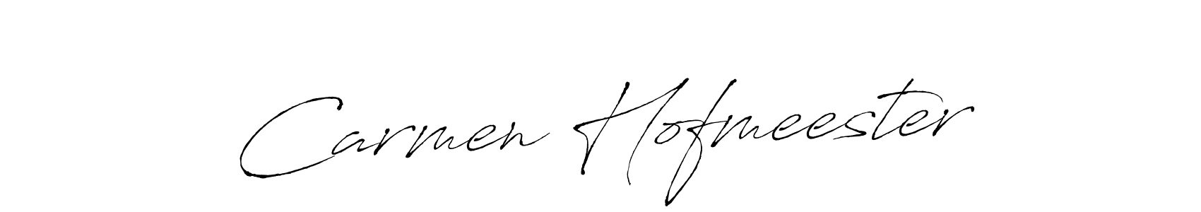 It looks lik you need a new signature style for name Carmen Hofmeester. Design unique handwritten (Antro_Vectra) signature with our free signature maker in just a few clicks. Carmen Hofmeester signature style 6 images and pictures png