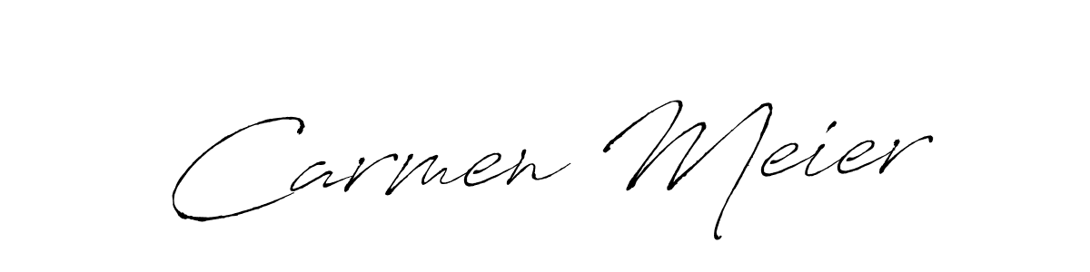 It looks lik you need a new signature style for name Carmen Meier. Design unique handwritten (Antro_Vectra) signature with our free signature maker in just a few clicks. Carmen Meier signature style 6 images and pictures png