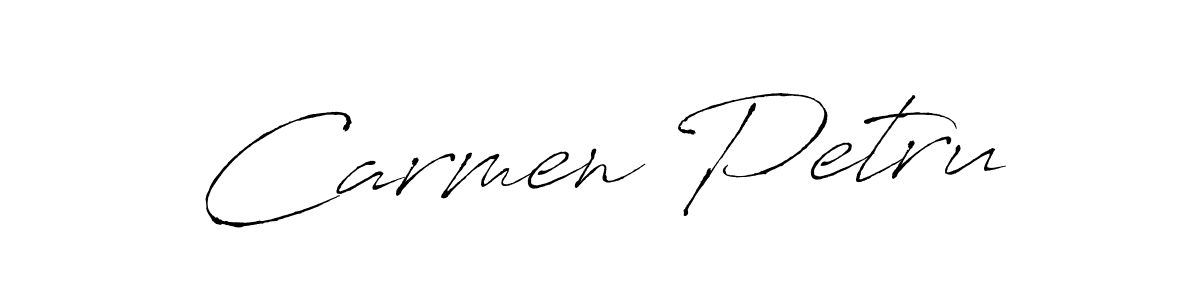 Carmen Petru stylish signature style. Best Handwritten Sign (Antro_Vectra) for my name. Handwritten Signature Collection Ideas for my name Carmen Petru. Carmen Petru signature style 6 images and pictures png