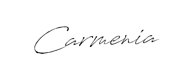 Antro_Vectra is a professional signature style that is perfect for those who want to add a touch of class to their signature. It is also a great choice for those who want to make their signature more unique. Get Carmenia name to fancy signature for free. Carmenia signature style 6 images and pictures png