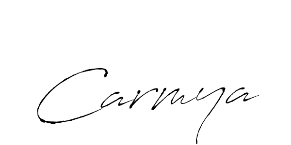 You should practise on your own different ways (Antro_Vectra) to write your name (Carmya) in signature. don't let someone else do it for you. Carmya signature style 6 images and pictures png
