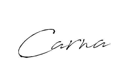 Carna stylish signature style. Best Handwritten Sign (Antro_Vectra) for my name. Handwritten Signature Collection Ideas for my name Carna. Carna signature style 6 images and pictures png