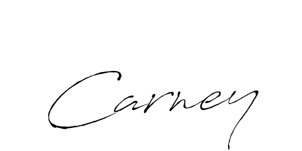 Use a signature maker to create a handwritten signature online. With this signature software, you can design (Antro_Vectra) your own signature for name Carney. Carney signature style 6 images and pictures png