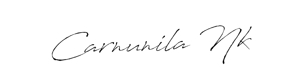 How to Draw Carnunila Nk signature style? Antro_Vectra is a latest design signature styles for name Carnunila Nk. Carnunila Nk signature style 6 images and pictures png