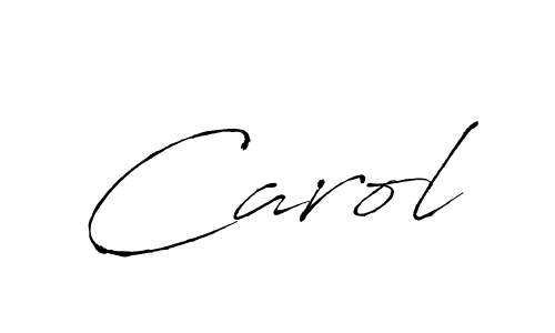 You should practise on your own different ways (Antro_Vectra) to write your name (Carol) in signature. don't let someone else do it for you. Carol signature style 6 images and pictures png