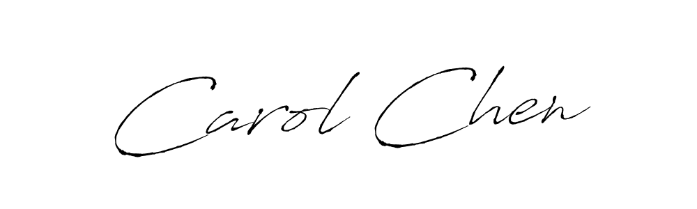 Antro_Vectra is a professional signature style that is perfect for those who want to add a touch of class to their signature. It is also a great choice for those who want to make their signature more unique. Get Carol Chen name to fancy signature for free. Carol Chen signature style 6 images and pictures png