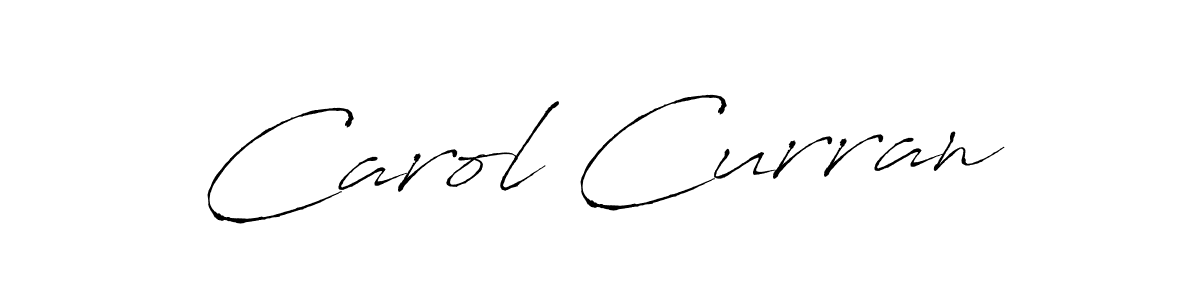 Create a beautiful signature design for name Carol Curran. With this signature (Antro_Vectra) fonts, you can make a handwritten signature for free. Carol Curran signature style 6 images and pictures png